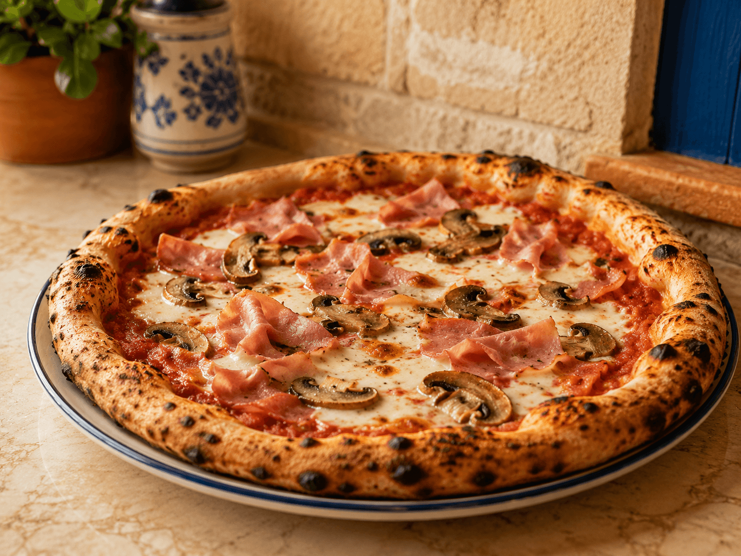 Prosciutto e Funghi